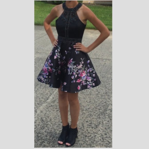 Let's Brand Homecoming Dress 6019 - Picture 1 of 3